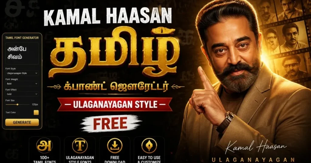 Kamal Haasan Tamil Font