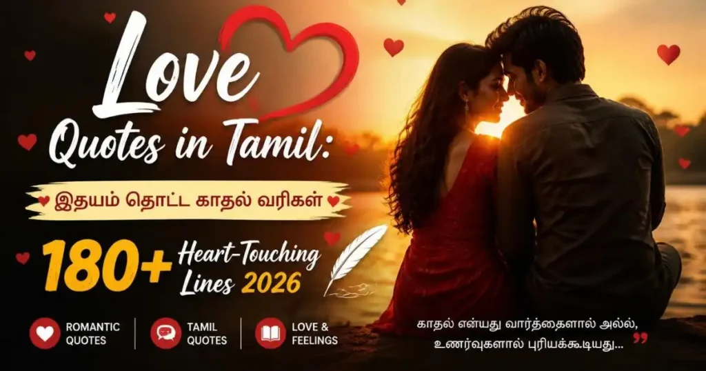 Love Quotes in Tamil