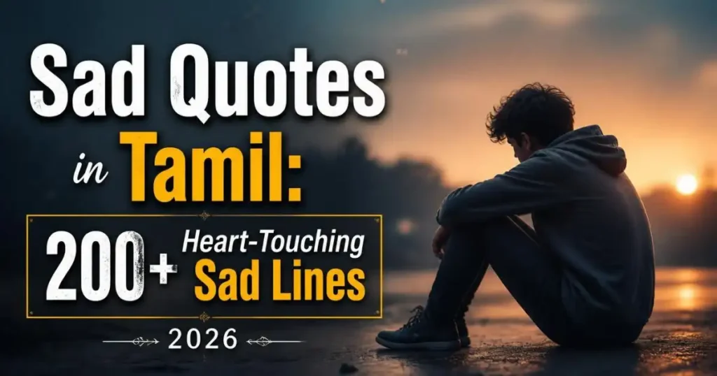 Sad Quotes in Tamil