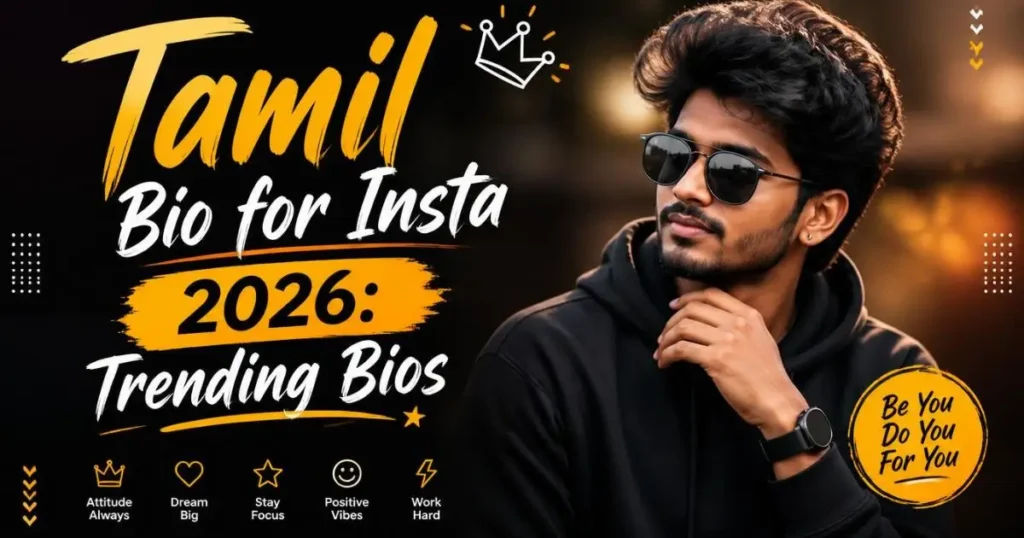 Tamil Bio for Insta 2026