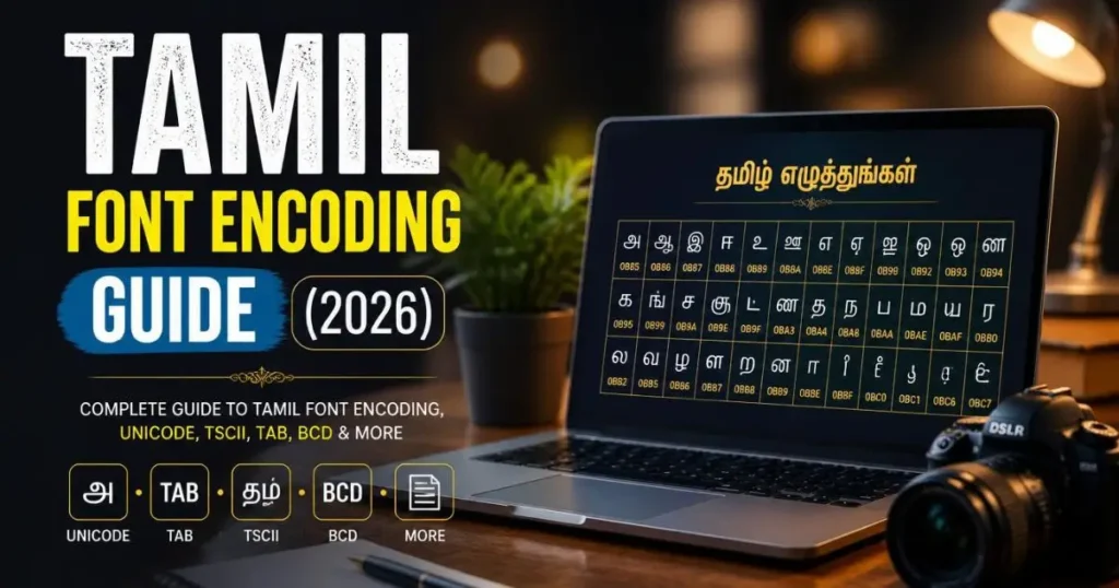 Tamil font Encoding Guide