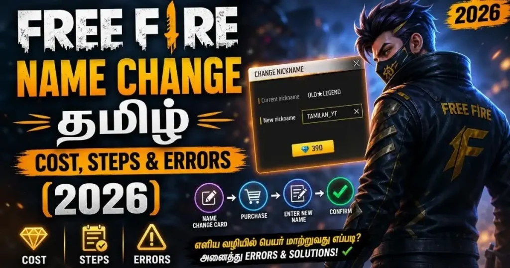 Free Fire Name Change Tamil
