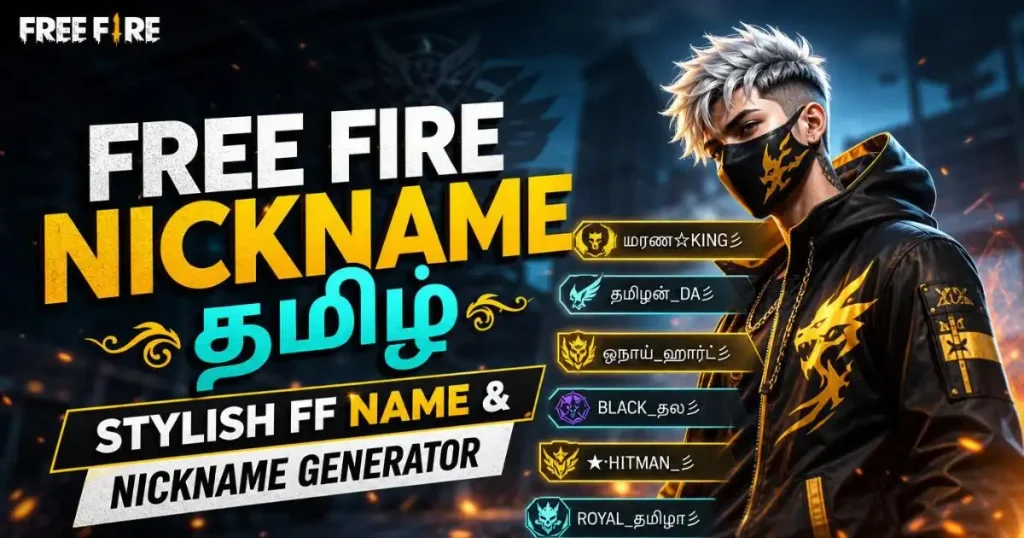 Free Fire Nickname Tamil